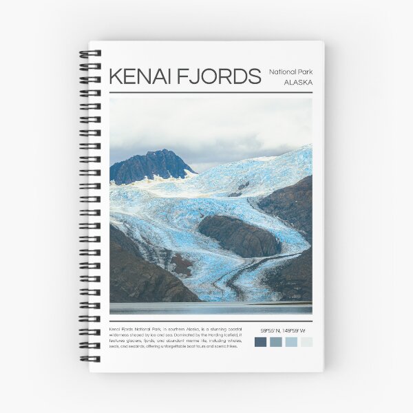Item preview, Kenai Fjords National Park - Alaska  designed and sold by StudioRedKoala.