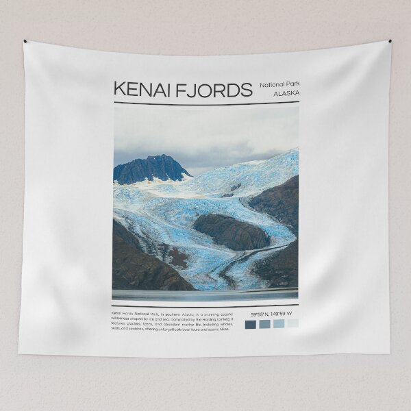 Item preview, Kenai Fjords National Park - Alaska  designed and sold by StudioRedKoala.