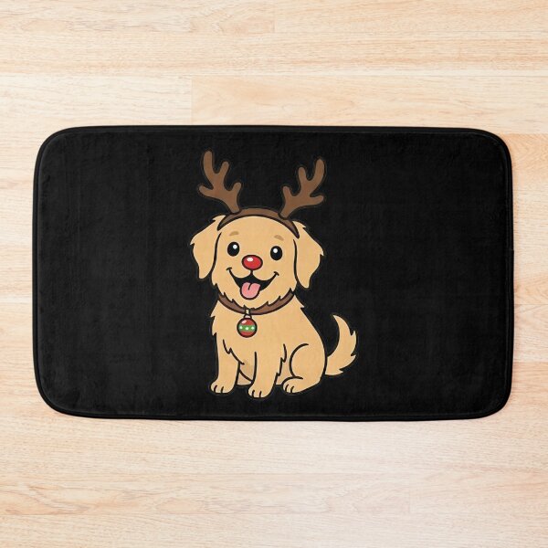 Item preview, Cute Christmas Golden Retriever Reindeer Puppy designed and sold by k3rstman1.