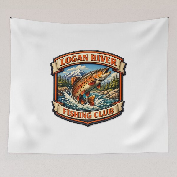 Item preview, Logan River Vintage Trout Fishing Badge designed and sold by Dresut.