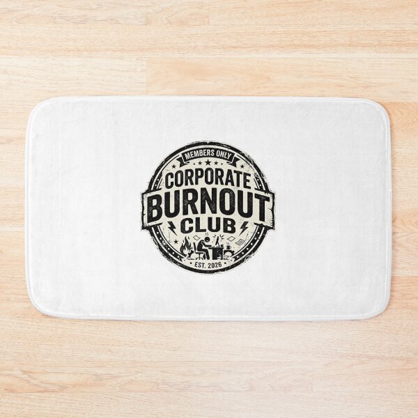 Item preview, Corporate Burnout Club Sticker designed and sold by CutePlix.