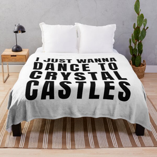 Item preview, I Just Wanna Dance to Crystal Castles - White designed and sold by destelloacido.