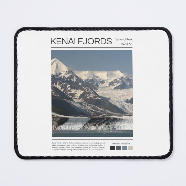 Item preview, Kenai Fjords National Park - Alaska designed and sold by StudioRedKoala.