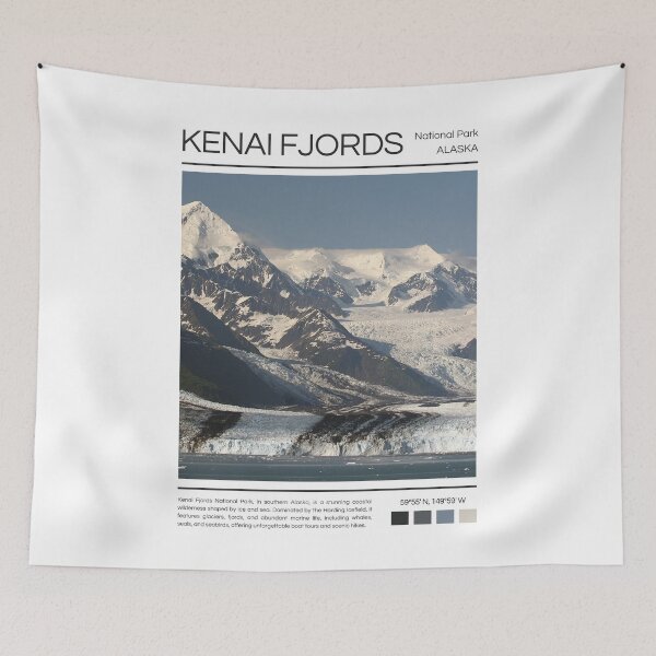 Item preview, Kenai Fjords National Park - Alaska  designed and sold by StudioRedKoala.
