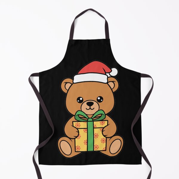 Item preview, Cute Christmas Teddy Bear with Santa Hat designed and sold by k3rstman1.