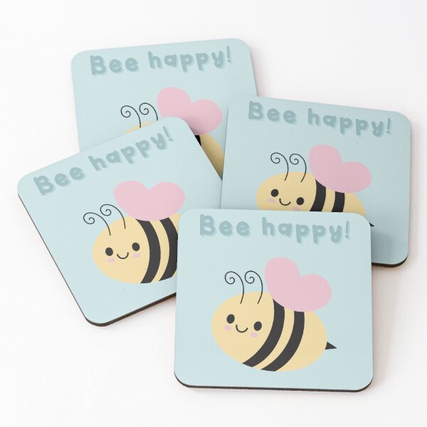 Item preview, Bee happy cute bee designed and sold by Inspiredbydavina.