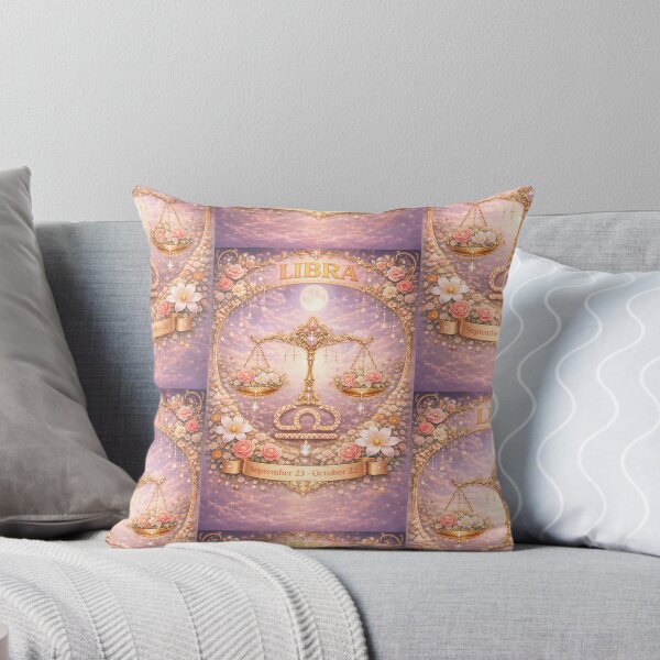 Item preview, Libra Zodiac Art – Celestial Scales Astrology Aesthetic – Soft Floral Zodiac September October Birthday Gift Libra Season designed and sold by Bonitivity Zodiacs.
