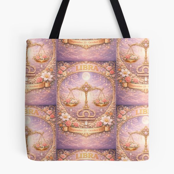 Item preview, Libra Zodiac Art – Celestial Scales Astrology Aesthetic – Soft Floral Zodiac September October Birthday Gift Libra Season designed and sold by Bonitivity Zodiacs.