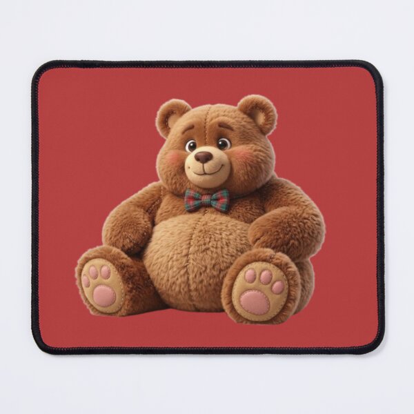 Item preview, Cute Teddy Bear Sitting Soft Plush Toy Illustration Cozy Comfort Art designed and sold by harmzk90.