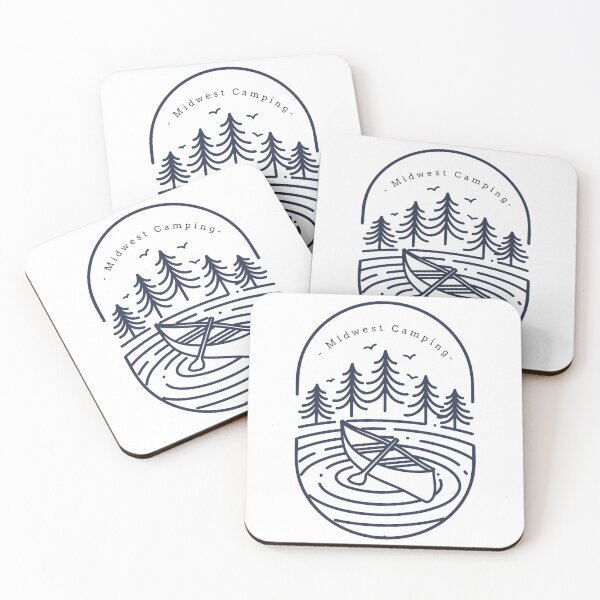Item preview, Midwest Camping, Camping and Fishing designed and sold by HoppingCreation.