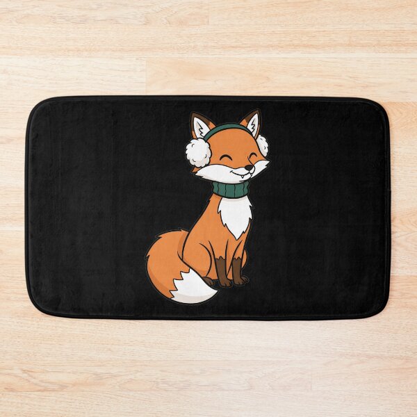 Item preview, Cute Winter Fox with Earmuffs and Scarf designed and sold by k3rstman1.