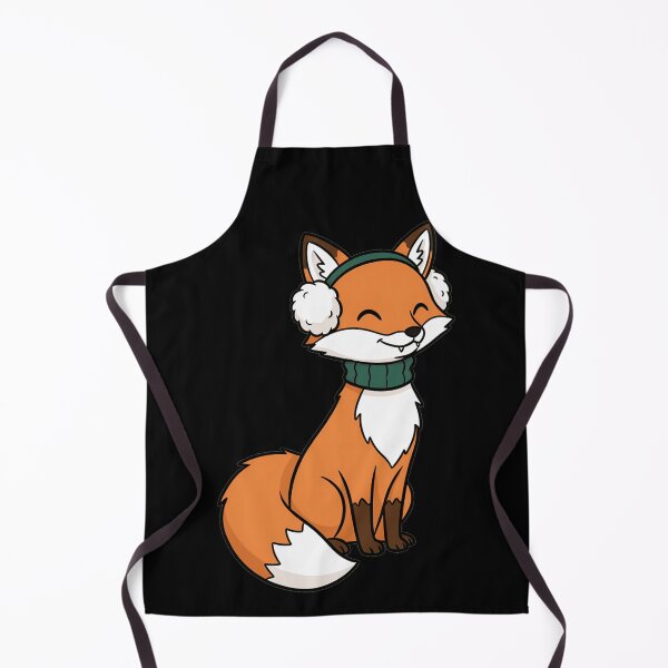 Item preview, Cute Winter Fox with Earmuffs and Scarf designed and sold by k3rstman1.