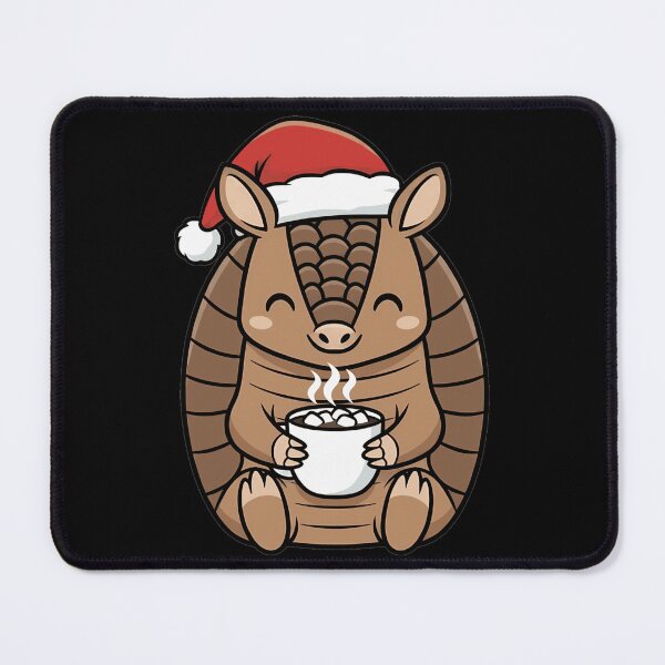 Item preview, Cute Christmas Armadillo Drinking Hot Cocoa designed and sold by k3rstman1.
