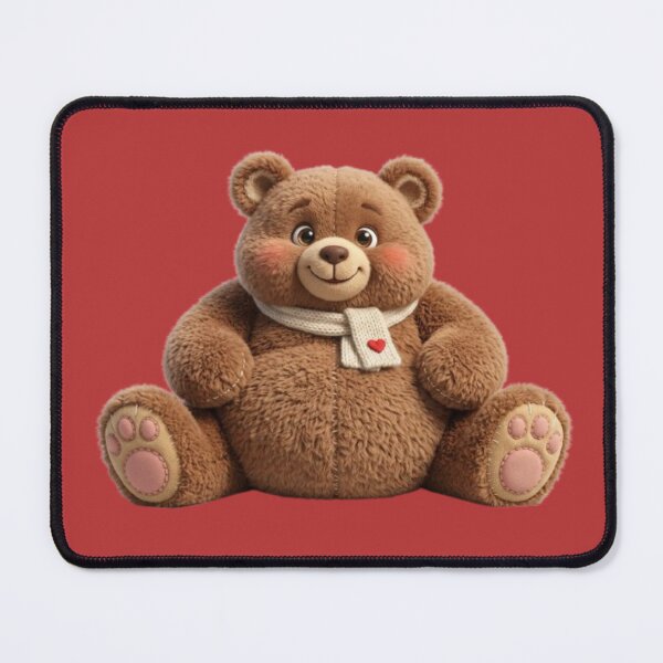 Item preview, Cute Teddy Bear Sitting Soft Plush Toy Illustration Cozy Comfort Art designed and sold by harmzk90.