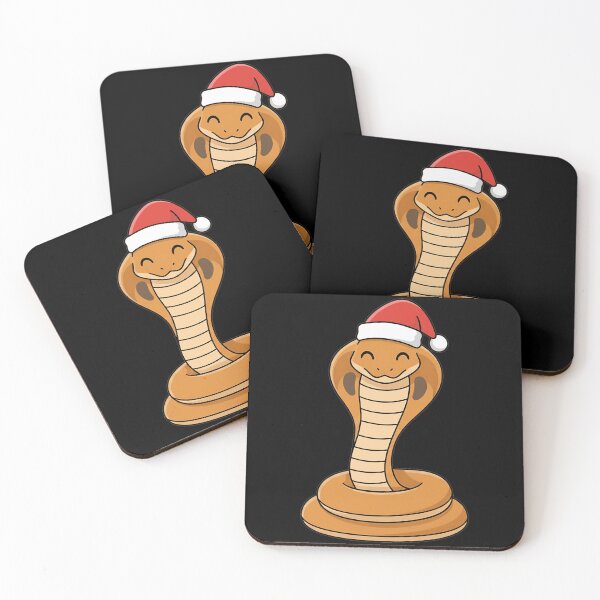 Item preview, Cute Kawaii Christmas Cobra Snake Santa Hat designed and sold by k3rstman1.