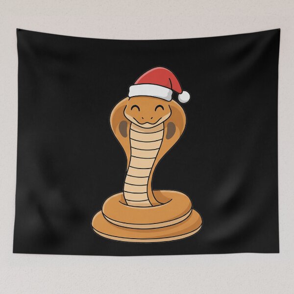Item preview, Cute Kawaii Christmas Cobra Snake Santa Hat designed and sold by k3rstman1.