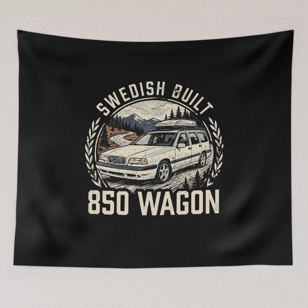 Item preview, White 850 Wagon Mountain Retro Style designed and sold by Off-Road-Zone.