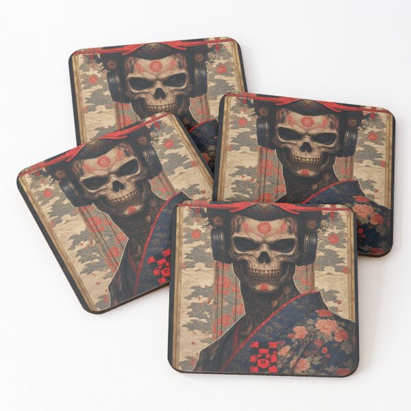 Item preview, SAMURAI SKULLS: Honor, After Death designed and sold by FANTASY FRENZY.