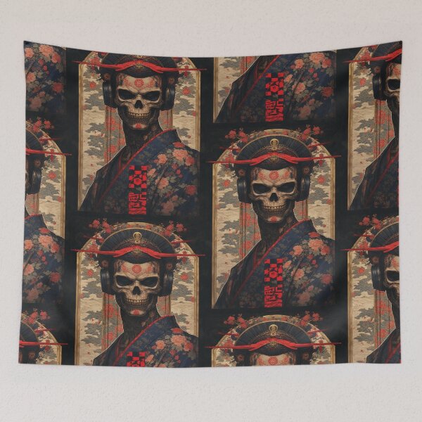 Item preview, SAMURAI SKULLS: Honor, After Death designed and sold by FANTASY FRENZY.