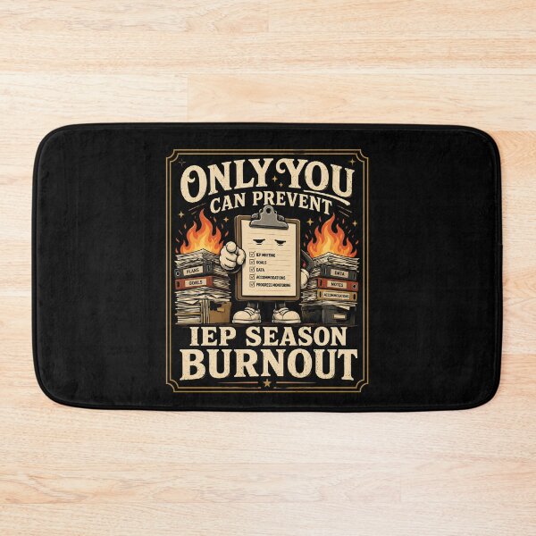 Item preview, Only You Can Prevent IEP Season Burnout Special Education  designed and sold by THREE LITTLE BEANS.