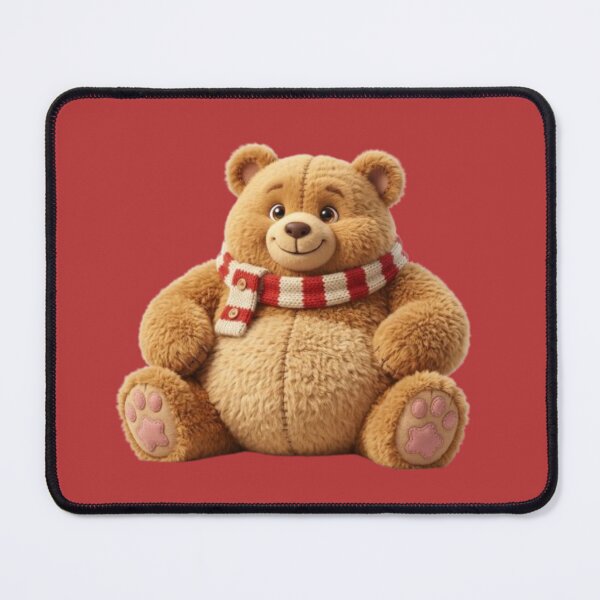 Item preview, Cute Teddy Bear Sitting Soft Plush Toy Illustration Cozy Comfort Art designed and sold by harmzk90.