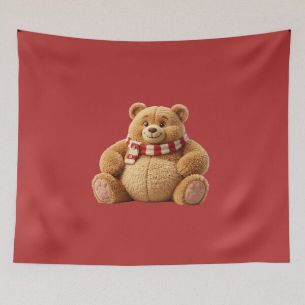Item preview, Cute Teddy Bear Sitting Soft Plush Toy Illustration Cozy Comfort Art designed and sold by harmzk90.