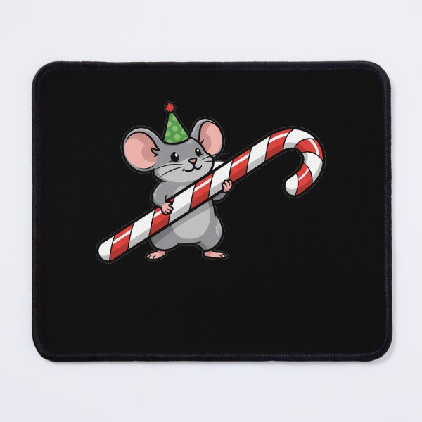 Item preview, Cute Christmas Mouse with Candy Cane designed and sold by k3rstman1.