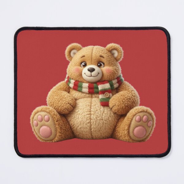 Item preview, Cute Teddy Bear Sitting Soft Plush Toy Illustration Cozy Comfort Art designed and sold by harmzk90.