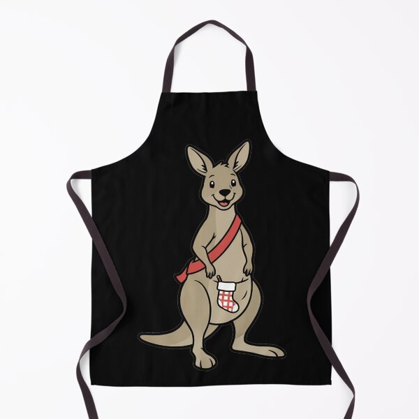 Item preview, Cute Christmas Kangaroo with Holiday Stocking designed and sold by k3rstman1.