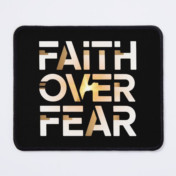 Item preview, Faith Over Fear Premium Urban Christian Design | Gold Cut Typography designed and sold by EvolusionPro.