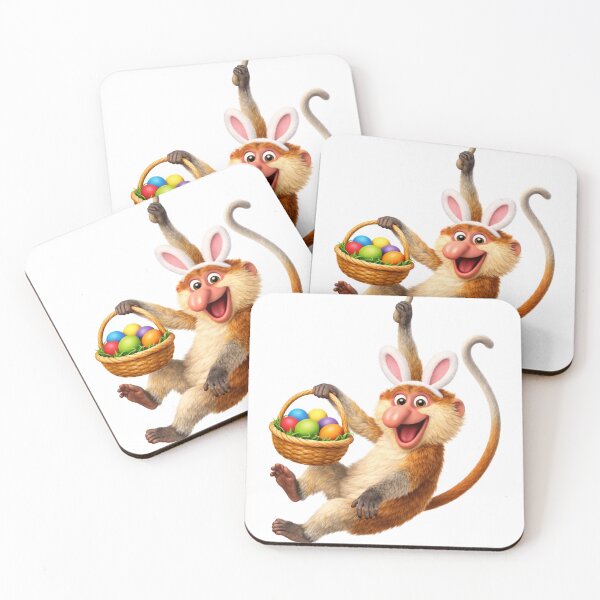 Item preview, Easter Proboscis Monkey 1 designed and sold by Sillytoe.