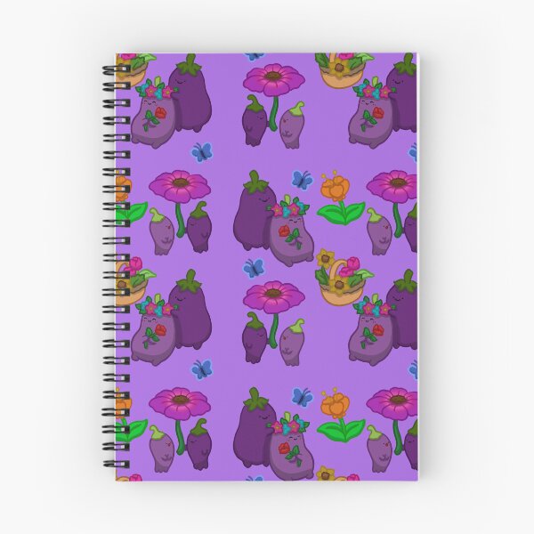 Item preview, Eggplant love flowers designed and sold by The-Bumble-Bri.