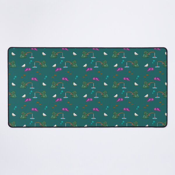 Item preview, Alligator fishing sleeping axolotl designed and sold by The-Bumble-Bri.