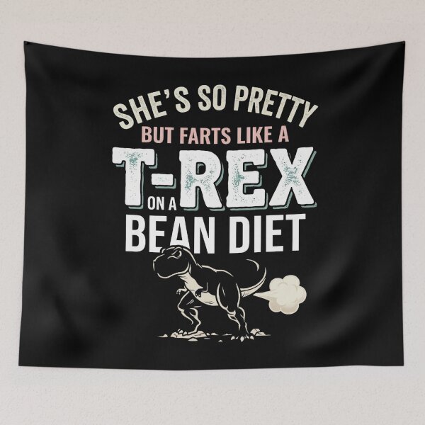 Item preview, She’s So Pretty But Farts Like a T Rex – Funny Dinosaur  designed and sold by THREE LITTLE BEANS.