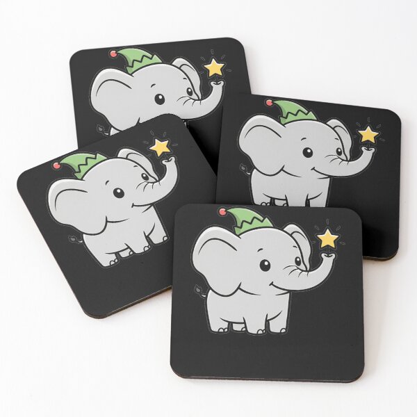 Item preview, Cute Kawaii Elephant Elf With Magic Star designed and sold by k3rstman1.
