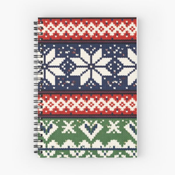 Item preview, Nordic Knit Pattern - Scandinavian Snowflakes designed and sold by Myra365Art.