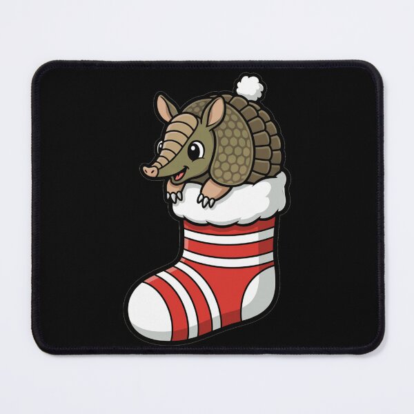 Item preview, Cute Armadillo in Festive Christmas Stocking designed and sold by k3rstman1.