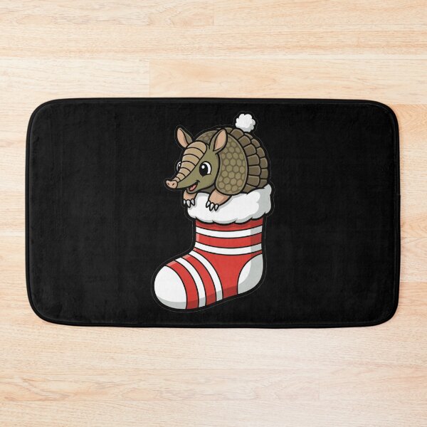 Item preview, Cute Armadillo in Festive Christmas Stocking designed and sold by k3rstman1.