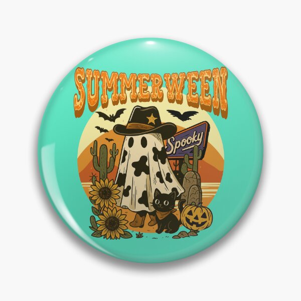 Item preview, Summerween Western Ghost Cowboy designed and sold by EmeraldSunInspo.
