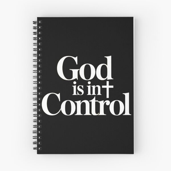 Artikelvorschau, Gott hat die Kontrolle – Christliche Typografie | Zitat zum Thema Glaube und Kreuz entworfen und verkauft von EvolusionPro.