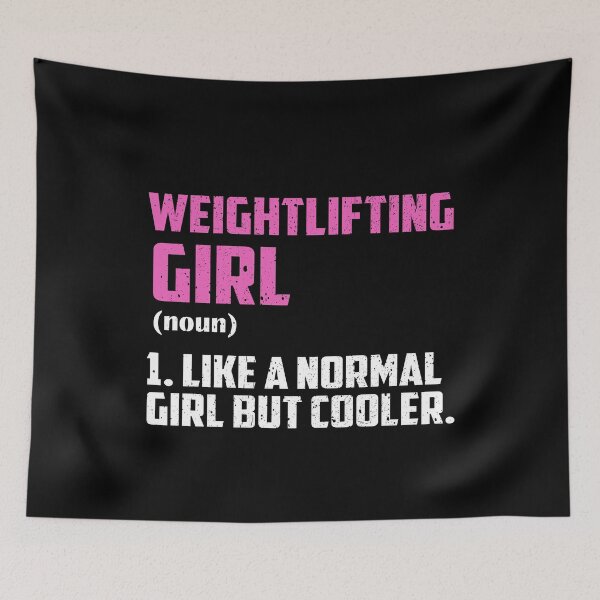 Item preview, Weightlifting Girl Like A Normal Girl But Cooler designed and sold by GabbyKash.