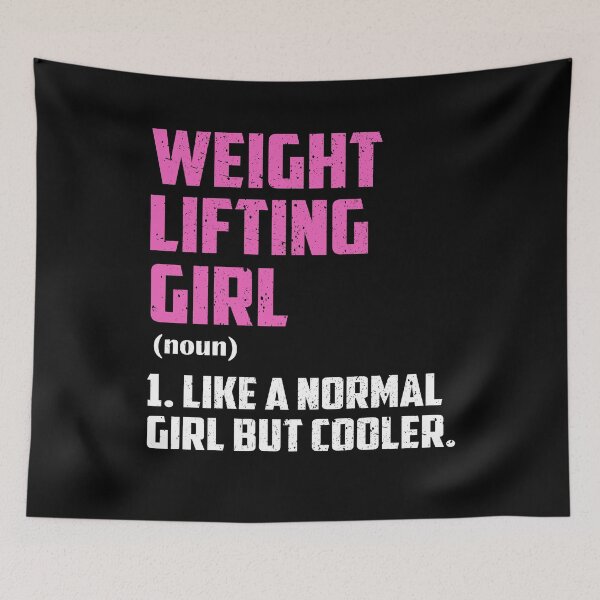 Item preview, weight lifting Girl Like A Normal Girl But Cooler designed and sold by GabbyKash.