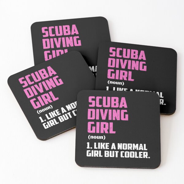 Item preview, scuba diving Girl Like A Normal Girl But Cooler designed and sold by GabbyKash.