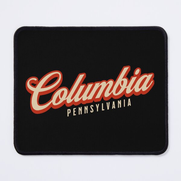 Item preview, Vintage Script Columbia Pennsylvania Retro Typography designed and sold by American Travels.