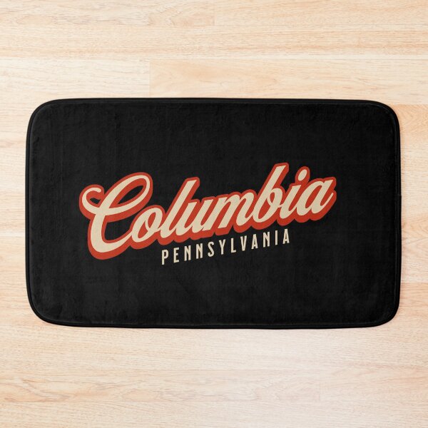 Item preview, Vintage Script Columbia Pennsylvania Retro Typography designed and sold by American Travels.