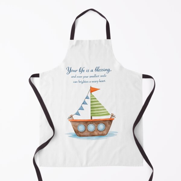 Item preview, Cute Sailboat Nursery Quote Print – Watercolor Boat Wall Art for Kids Room designed and sold by LoveNurseries.
