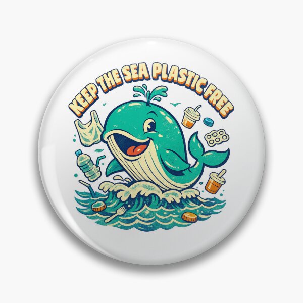 Item preview, Keep the Sea Plastic Free designed and sold by LuveraxArt.