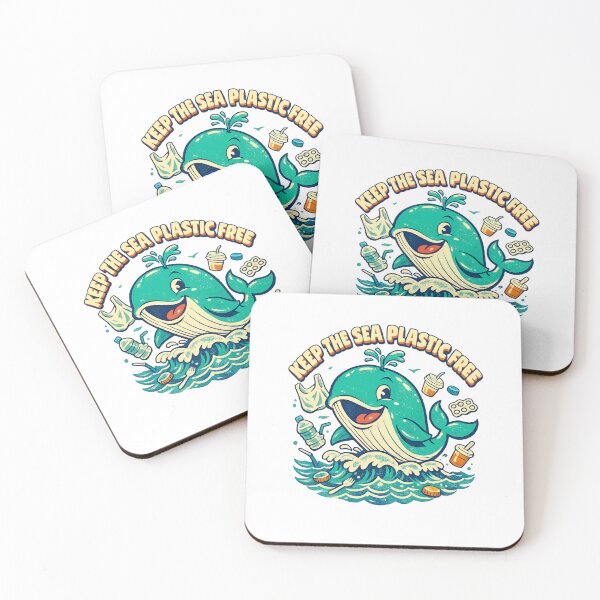 Item preview, Keep the Sea Plastic Free designed and sold by LuveraxArt.