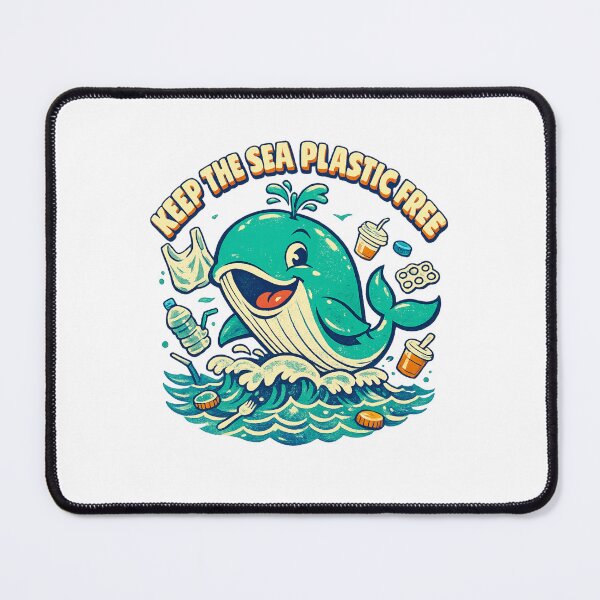 Item preview, Keep the Sea Plastic Free designed and sold by LuveraxArt.