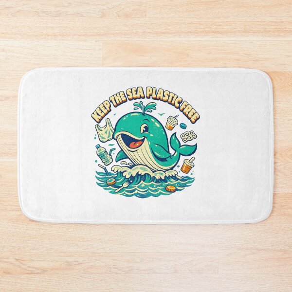 Item preview, Keep the Sea Plastic Free designed and sold by LuveraxArt.